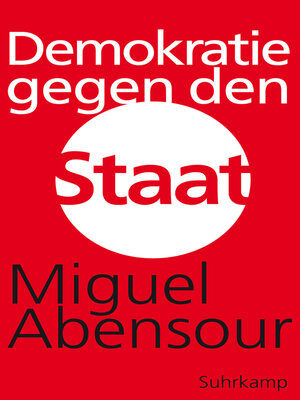 cover image of Demokratie gegen den Staat